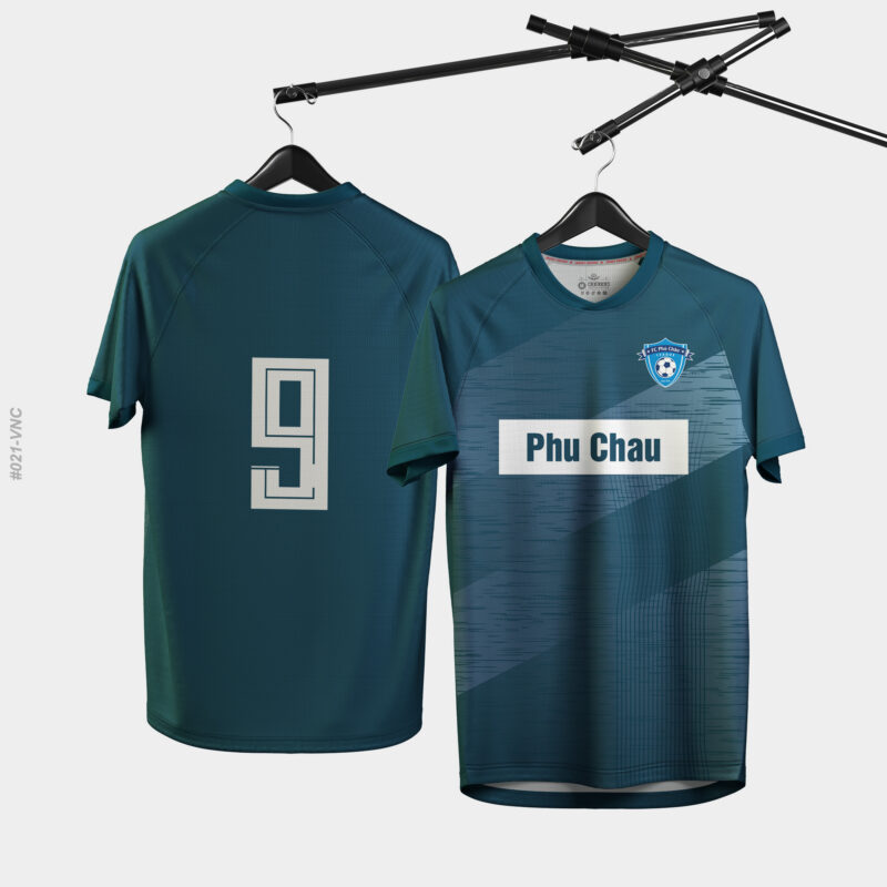 Áo cầu lông Phu Chau Xanh Navy Sang Trọng - Phong Cách Thể Thao Hiện Đại